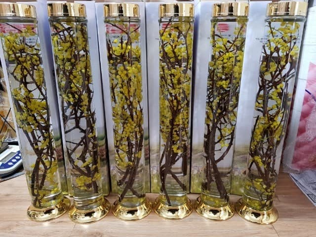 Bottled Korean mistletoe extract product